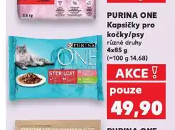 Kaufland Purina one kapsičky pro kočky nabídka