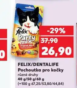 Kaufland Felix pochoutky pro kočky nabídka