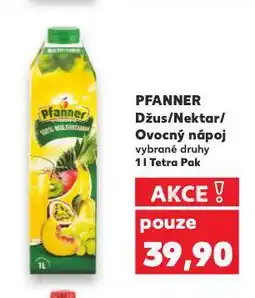 Kaufland Pfanner džus nabídka