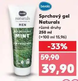 Kaufland Naturals sprchový gel nabídka