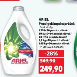 Kaufland Ariel prací prášek nabídka