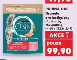 Kaufland Purina one granule pro psy nabídka