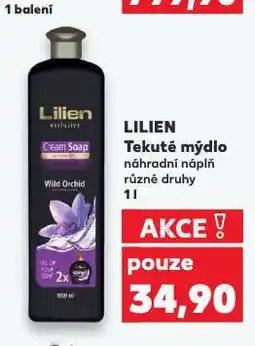 Kaufland Lilien tekuté mýdlo nabídka