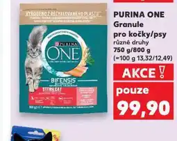 Kaufland Purina one granule pro kočky nabídka