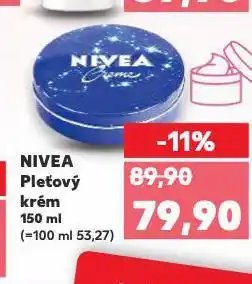 Kaufland Nivea pleťový krém nabídka
