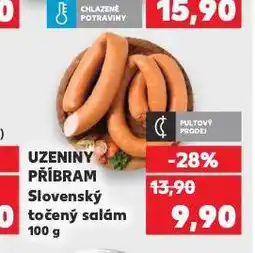 Kaufland Slovenský točený salám nabídka