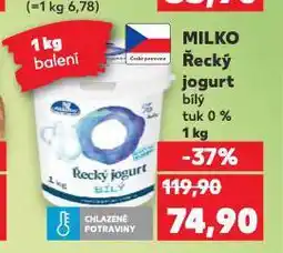 Kaufland Milko řecký jogurt nabídka