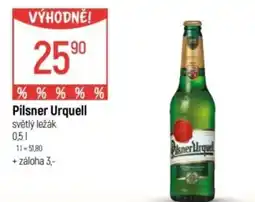 Globus Pilsner Urquell světlý ležák nabídka
