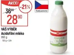 Globus VÁŠ VÝBĚR Acidofilní mléko nabídka