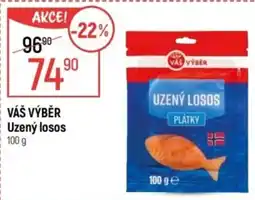 Globus VÁŠ VÝBĚR Uzený losos nabídka