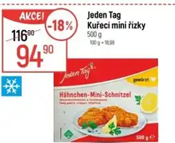 Globus Jeden Tag Kuřecí mini řízky nabídka