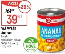 Globus VÁŠ VÝBĚR Ananas nabídka