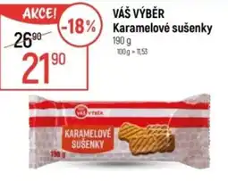 Globus VÁŠ VÝBĚR Karamelové sušenky nabídka