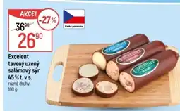 Globus Excelent tavený uzený salámový sýr 45% t. v s. nabídka