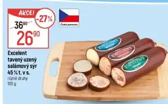 Globus Excelent tavený uzený salámový sýr 45% t. v s. nabídka