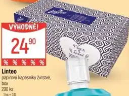 Globus Linteo papirové kapesníky 2vrstvé box nabídka