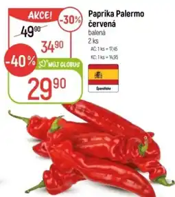 Globus Paprika Palermo červená balená nabídka