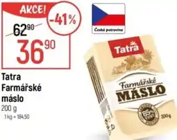 Globus Tatra Farmářské máslo nabídka