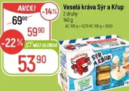 Globus Veselá kráva Sýr a Křup nabídka