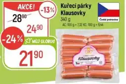 Globus Kuřecí párky Klausovky nabídka