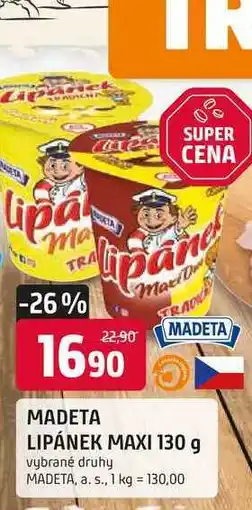 Trefa MADETA LIPÁNEK MAXI 130 g nabídka