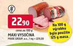 Trefa MAXI VYSOČINA 100g nabídka