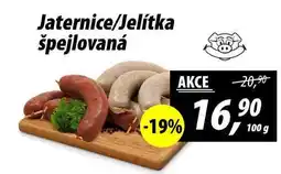 ZEMAN Jaternice/Jelítka špejlovaná, 100 g nabídka