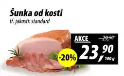 ZEMAN Šunka od kosti tř. jakosti: standard, 100 g nabídka