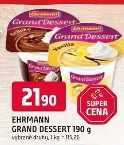 Trefa EHRMANNGRAND DESSERT 190 g nabídka