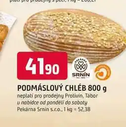 Trefa SRNIN PODMÁSLOVÝ CHLÉB 800 g nabídka