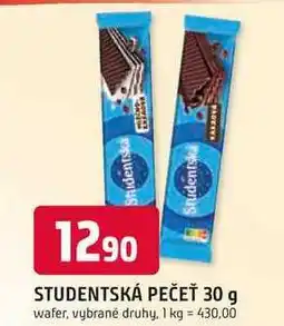 Trefa STUDENTSKÁ PEČEŤ 30 g nabídka