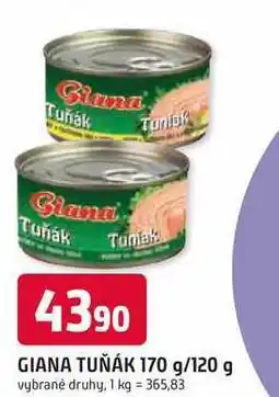 Trefa GIANA TUŇÁK 170 g/120 g nabídka