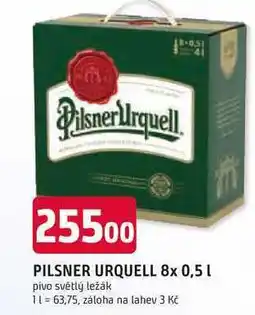 Trefa PILSNER URQUELL 8x 0,5 l nabídka