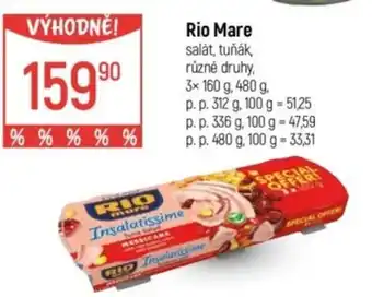 Globus Rio Mare salát, tuňák nabídka