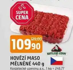 Trefa HOVĚZÍ MASO MĚLNĚNÉ 440 g nabídka