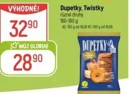 Globus Dupetky, Twistky nabídka