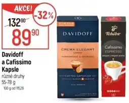 Globus Davidoff a Cafissimo Kapsle nabídka