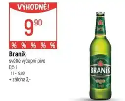 Globus Braník světlé výčepní pivo nabídka