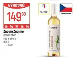 Globus Znovín Znojmo pozdní sběr nabídka