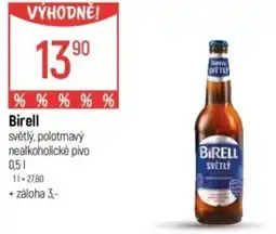 Globus Birell světlý, polotmavý nabídka