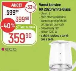 Globus Varná konvice RK 2020 White Glass nabídka