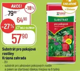 Globus Substrát pro pokojové rostliny Krásná zahrada nabídka