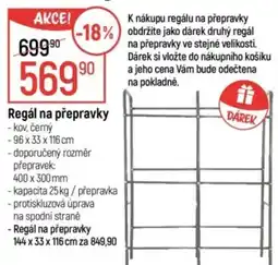 Globus Regál na přepravky nabídka