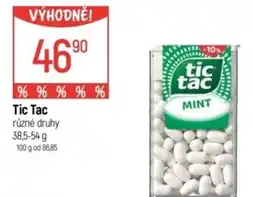 Globus Tic Tac nabídka