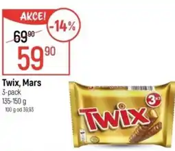 Globus Twix, Mars nabídka