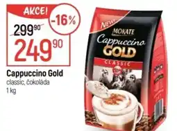 Globus Cappuccino Gold classic, čokoláda nabídka
