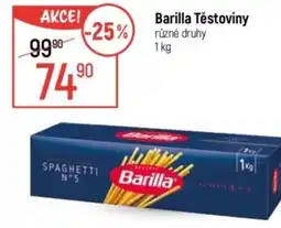 Globus Barilla Těstoviny nabídka