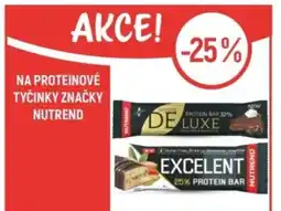 Globus Na proteinové tyčinky značky nutrend nabídka