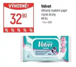 Globus Velvet vlhčený toaletní papír nabídka