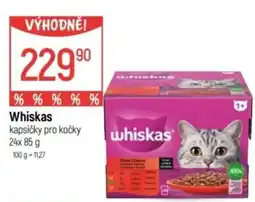 Globus Whiskas kapsičky pro kočky nabídka